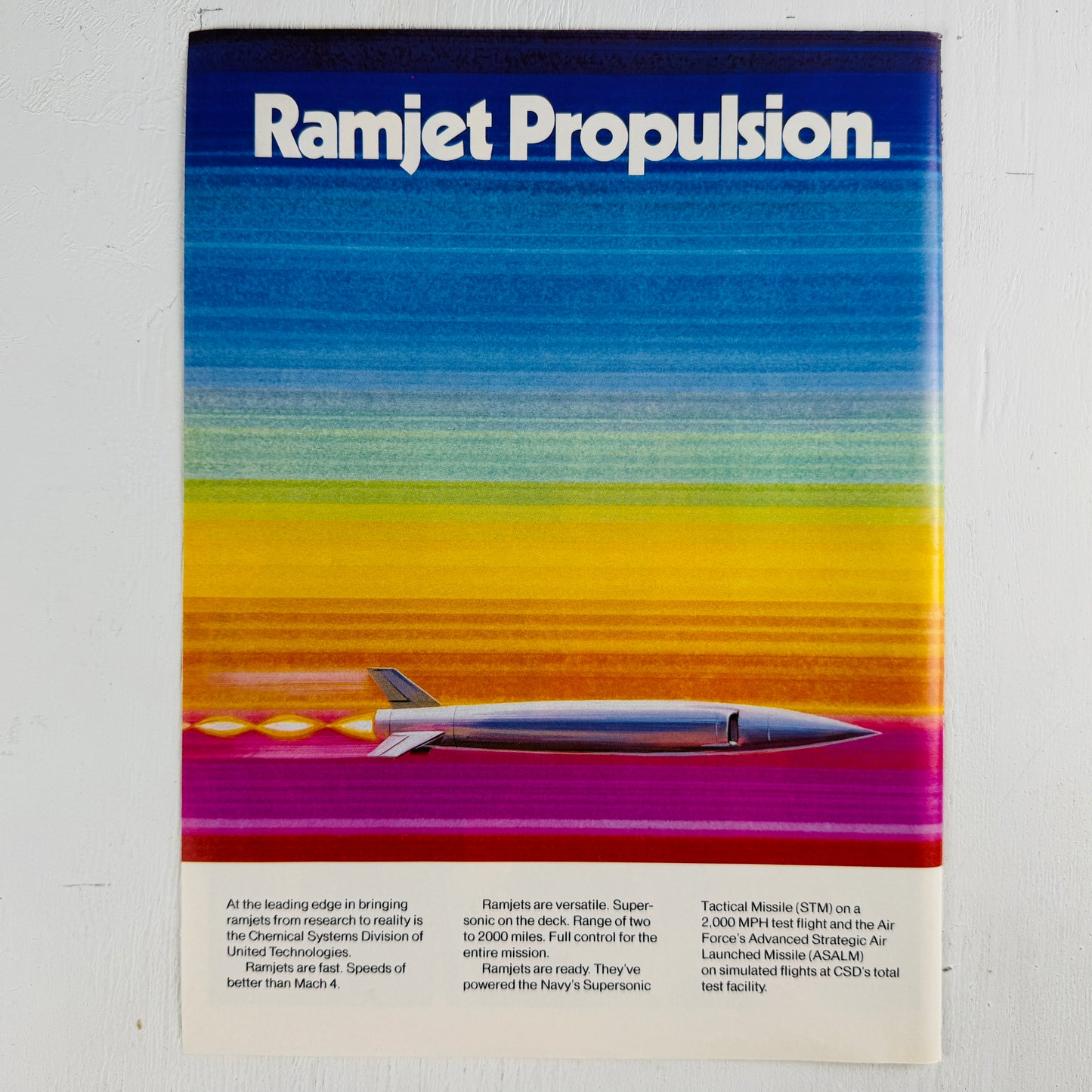 UTC Ramjet Propulsion