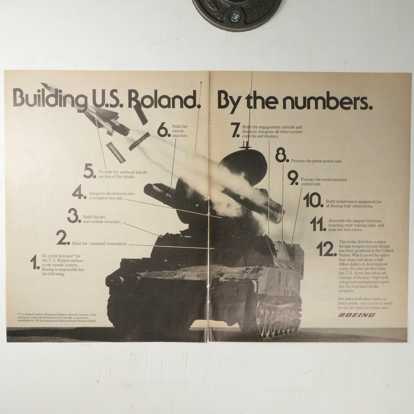 Boeing US Roland Missile