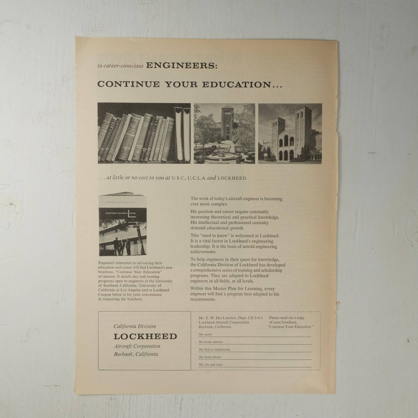 Lockheed: Continue Your Education in LA