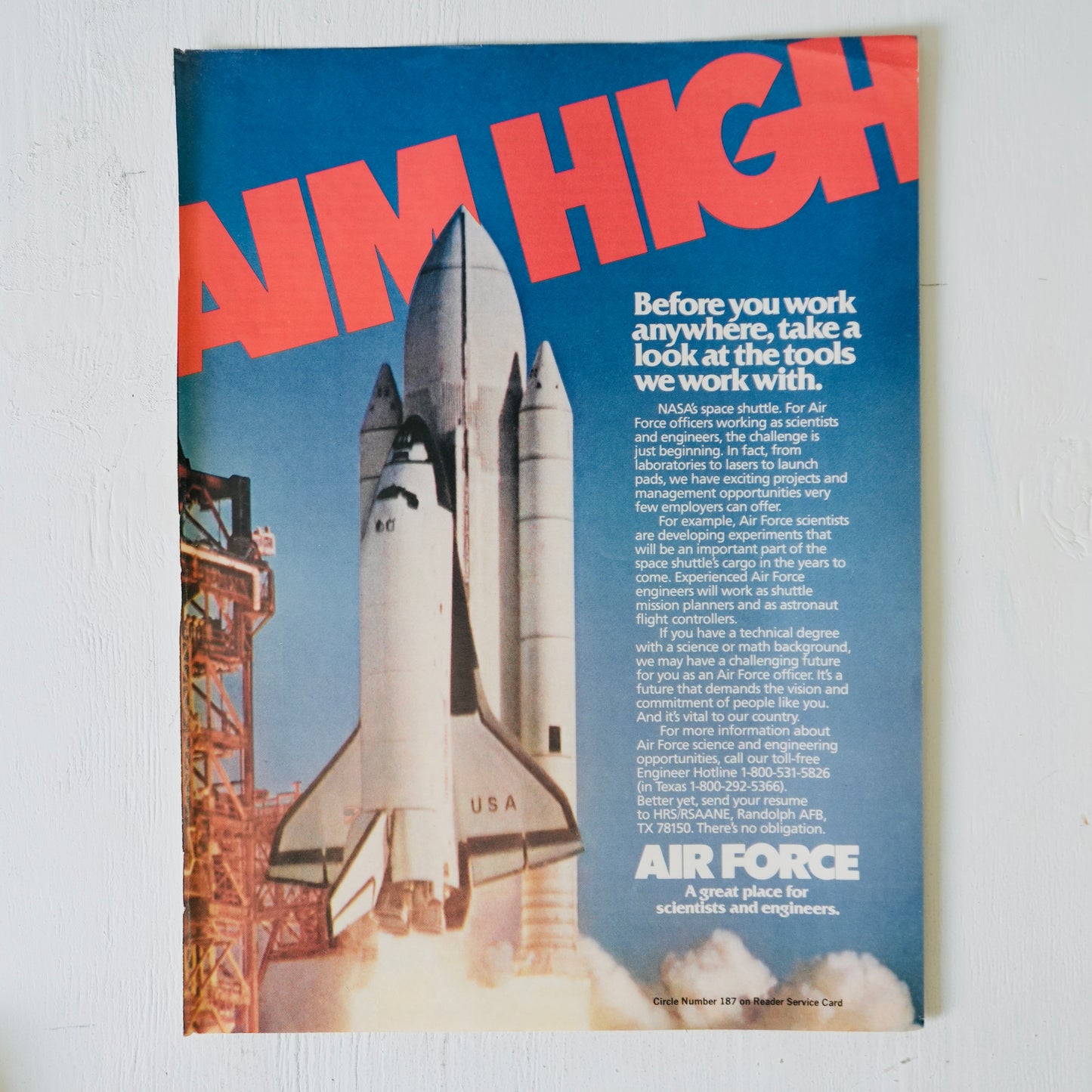 Air Force Space Shuttle Recruiting Ad