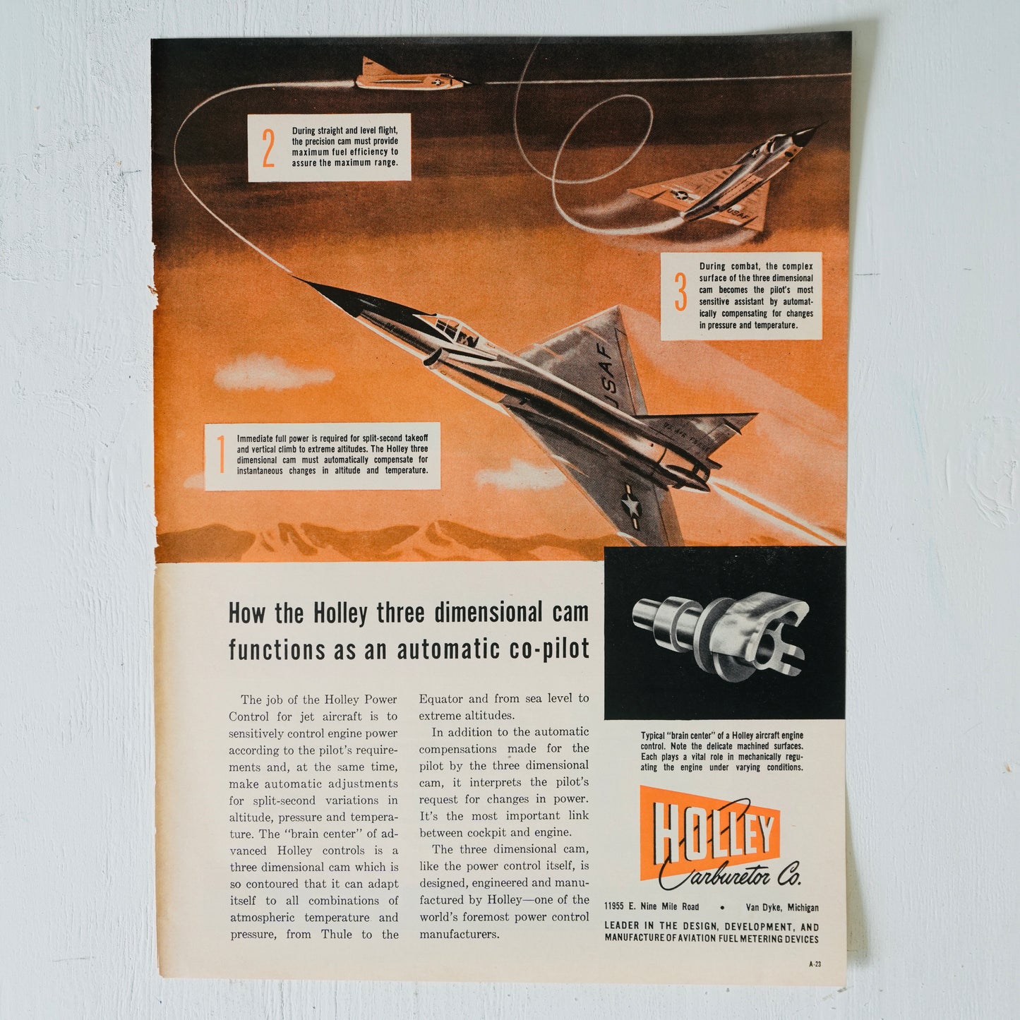 Holley Carburetor Automatic Co-Pilot Ad