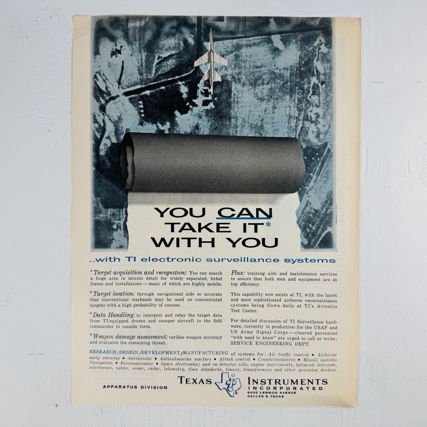 Texas Instruments 1959 Ad