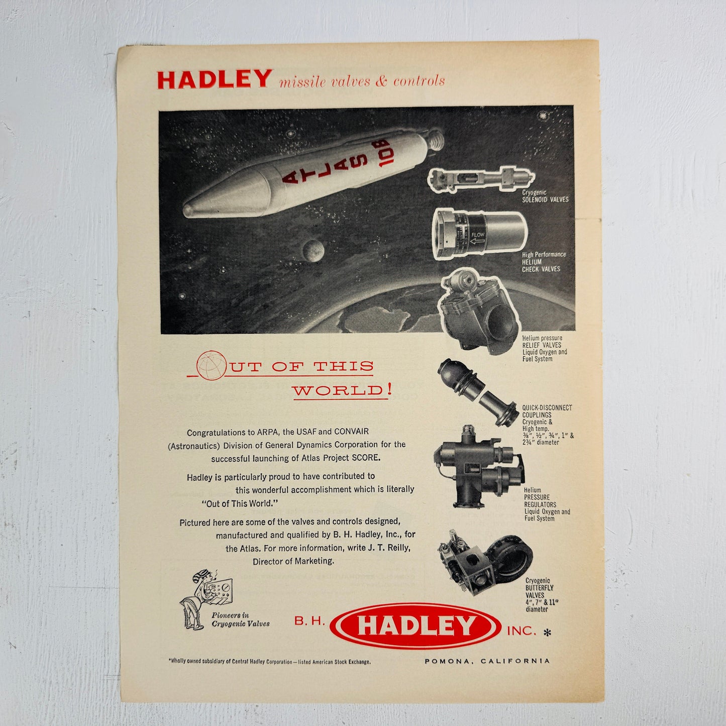 Hadley Atlas Out of This World