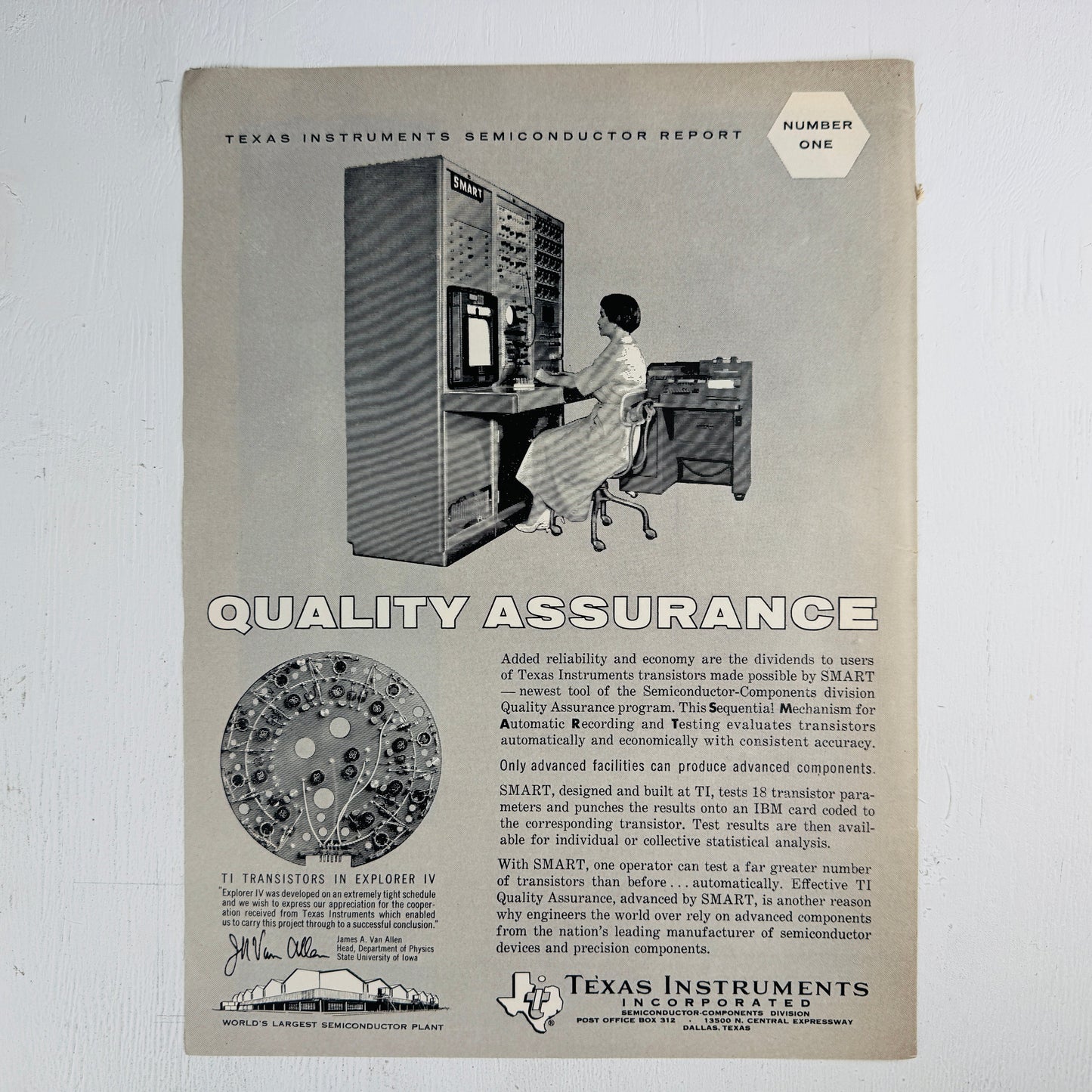 Texas Instruments Quality Assurance