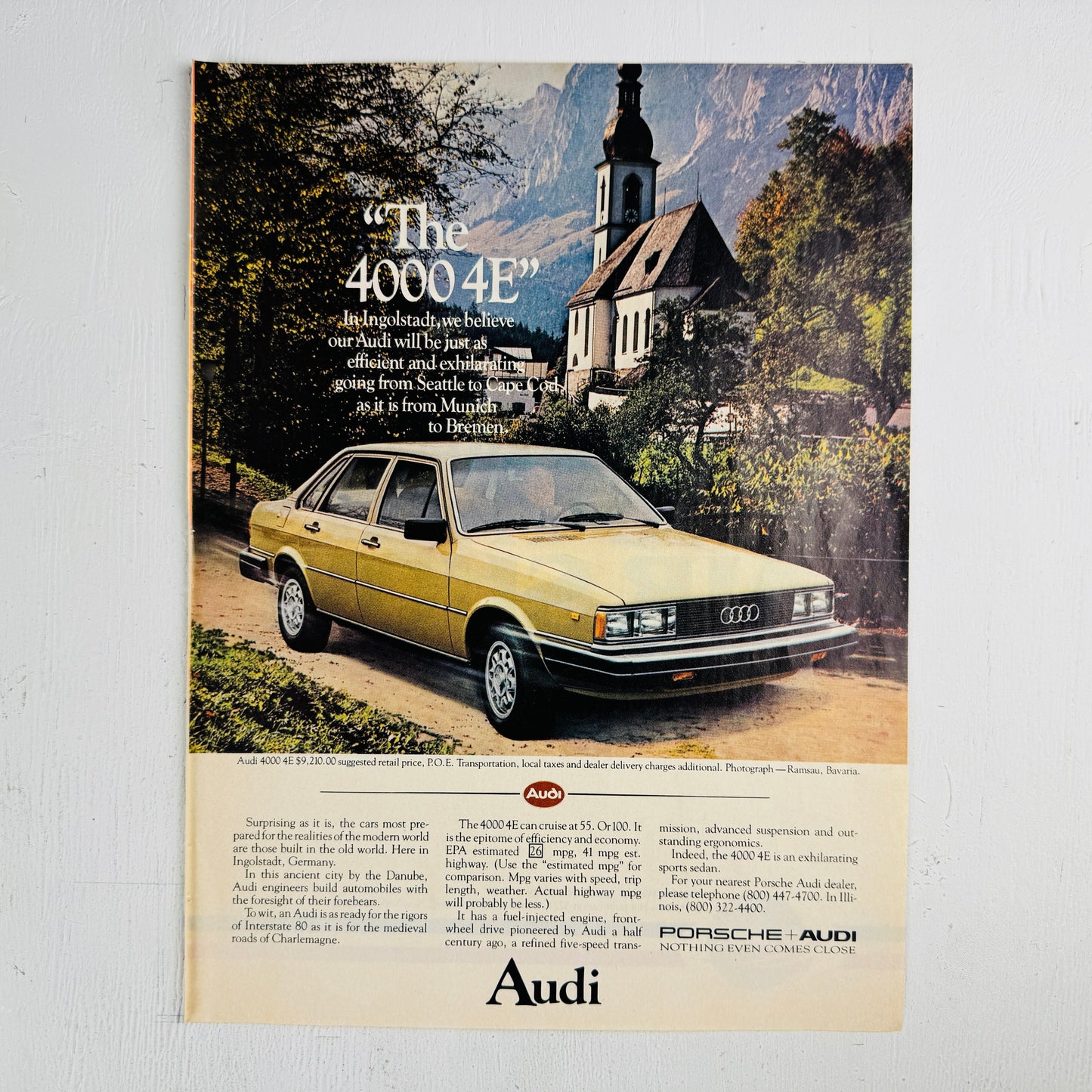 Audi 4000 4E Ad