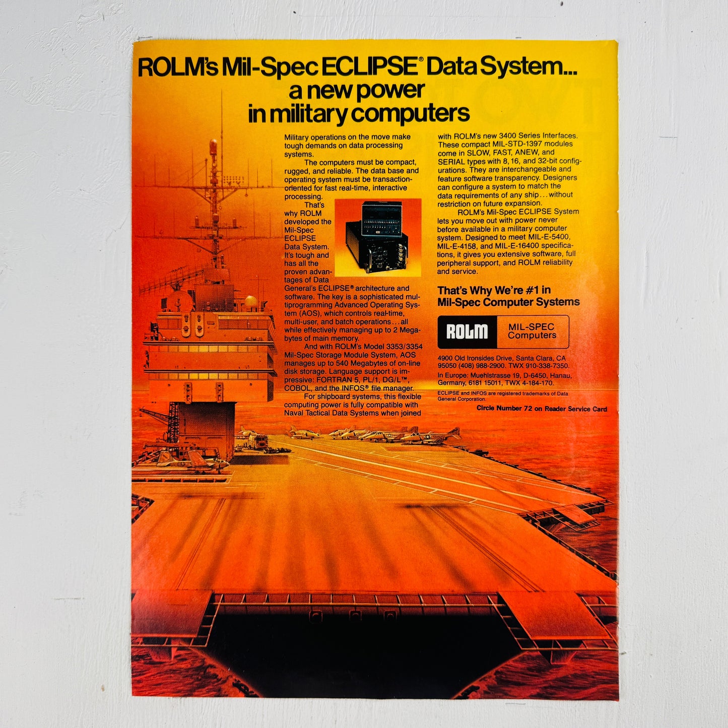 ROLMS Eclipse Data System