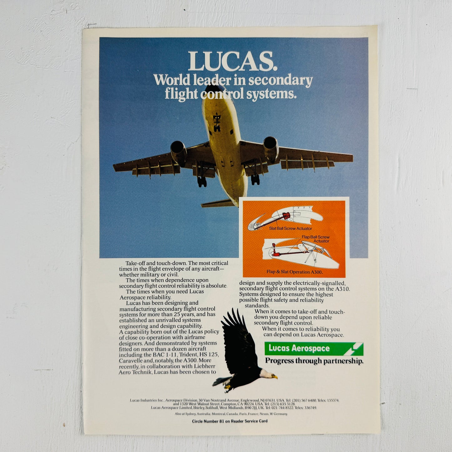 Lucas Secondary Flight Control Systems