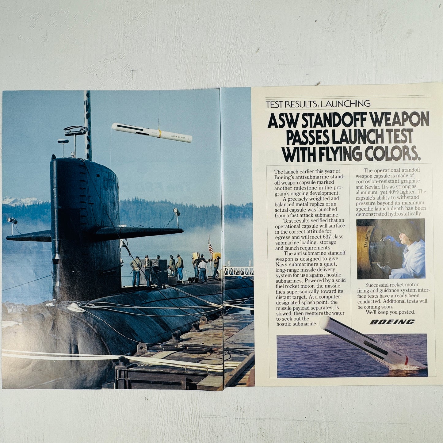 Boeing ASW Standoff Weapon