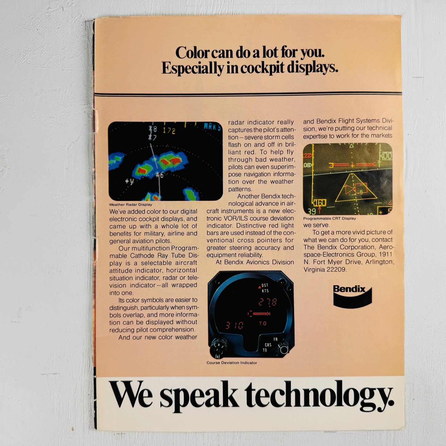 Bendix Displays: We speak technology