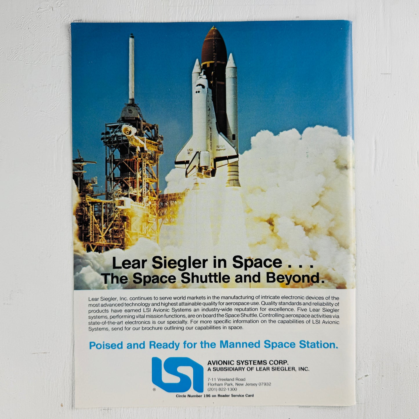 Space Shuttle Electronics Lear Siegler