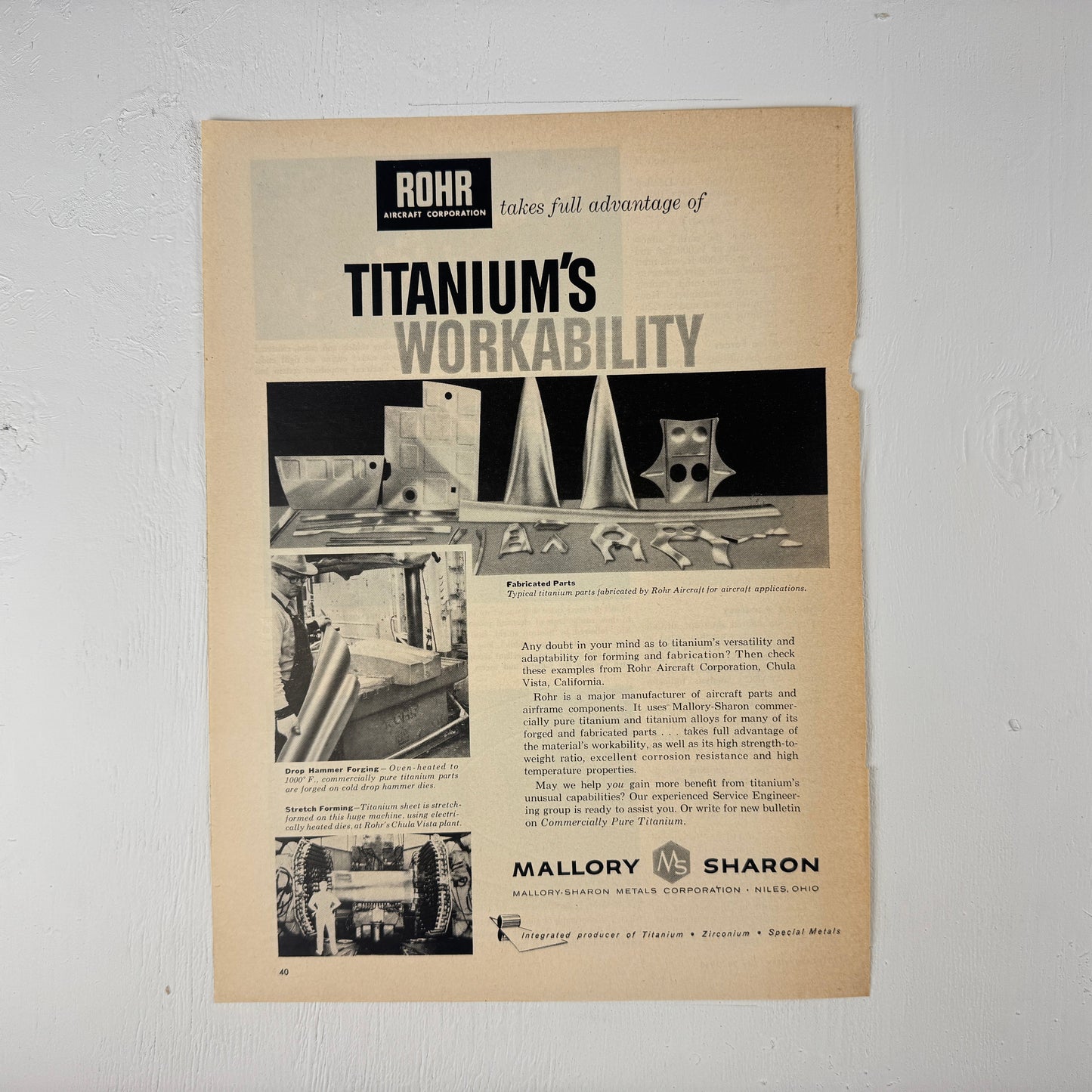 Titanum Workability