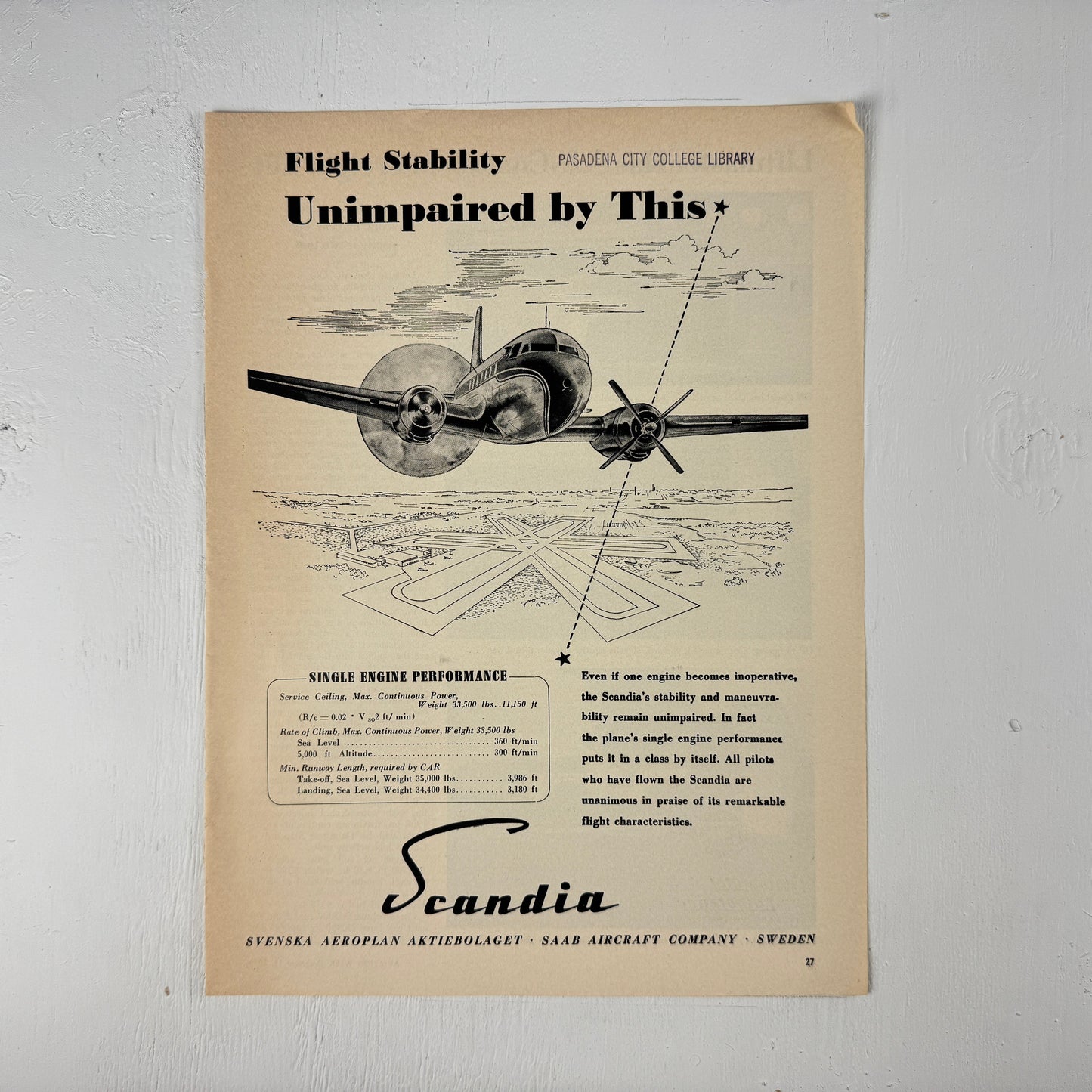 Saab Scandia Ad