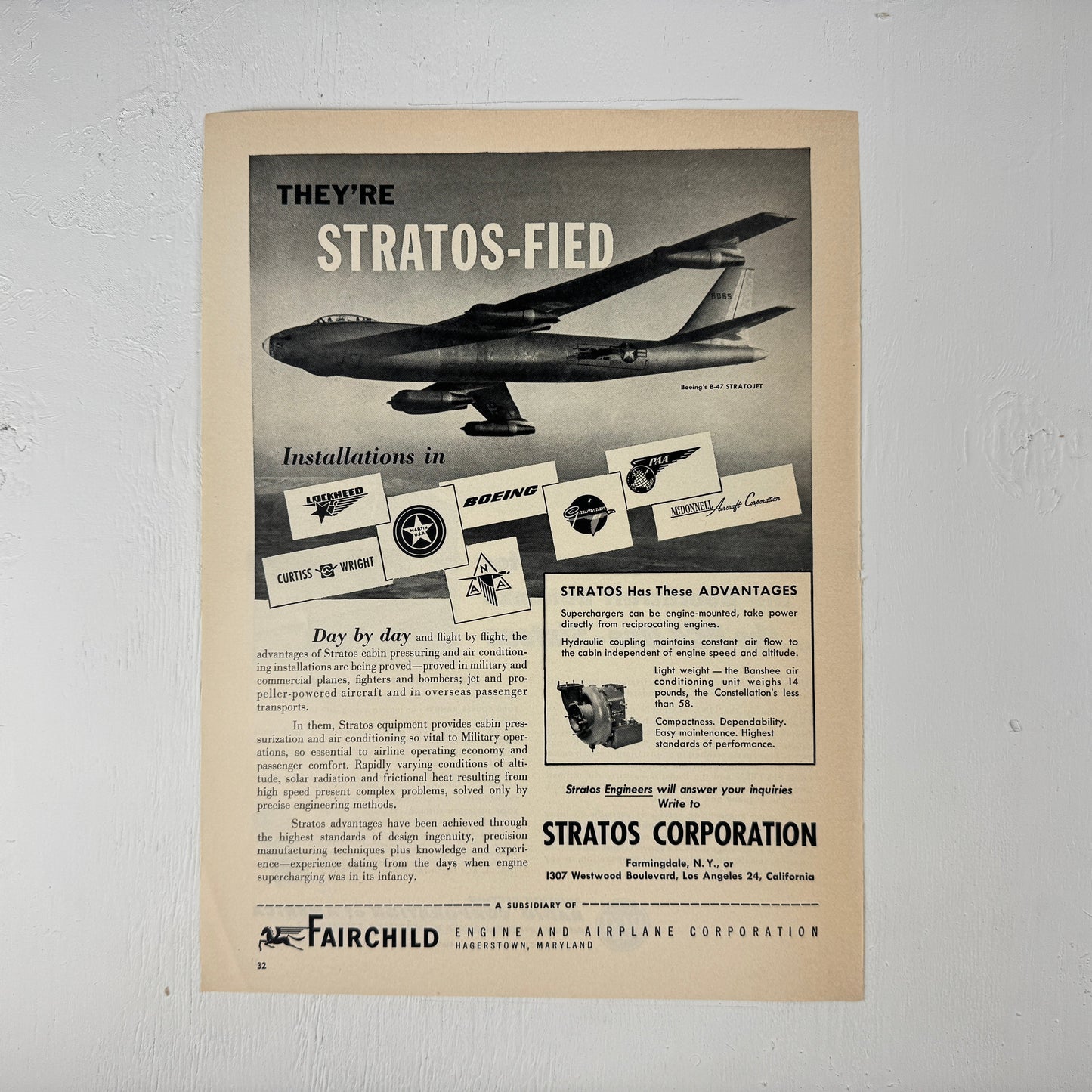 B-47 Stratojet Ad