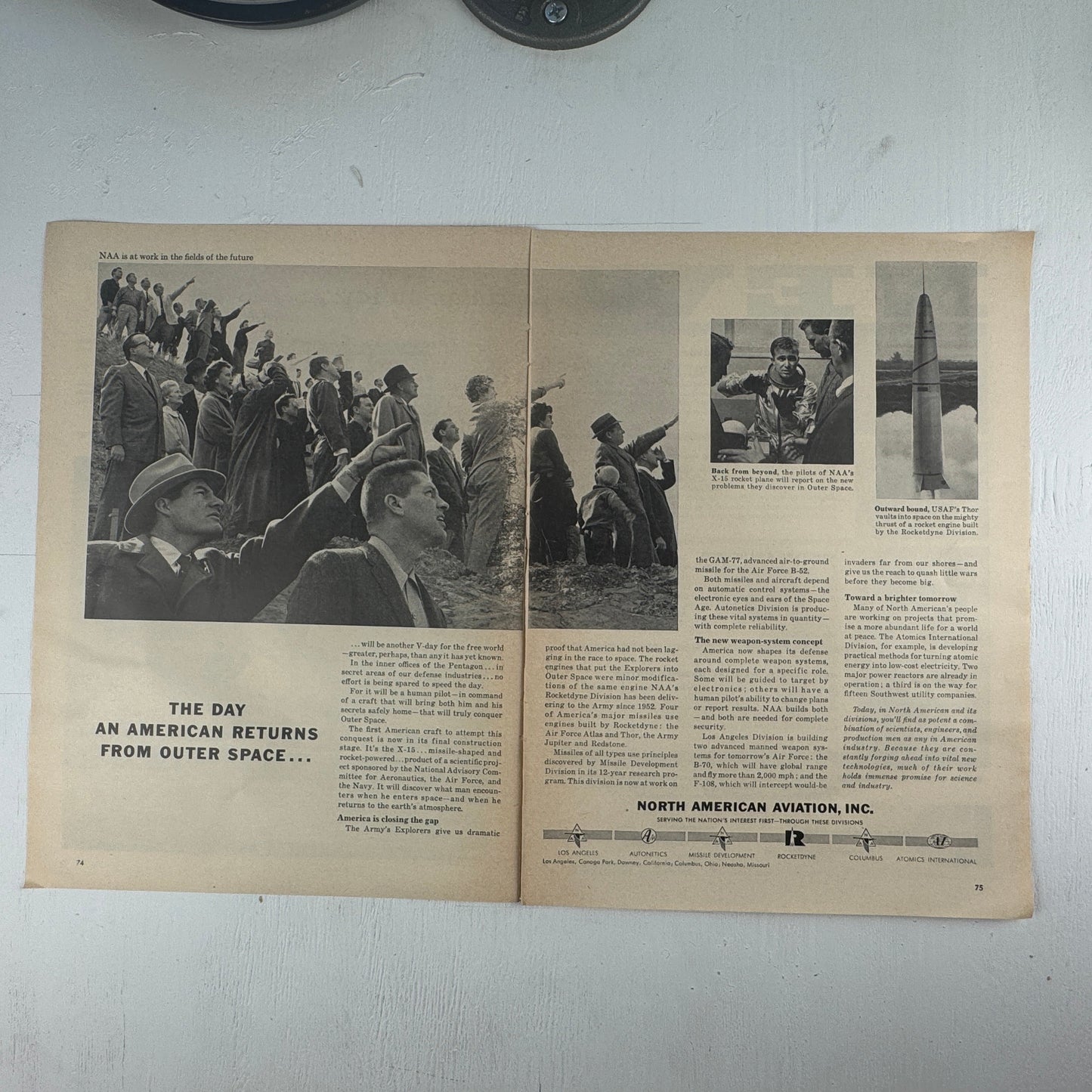 The Day an American Returns from Outer Space