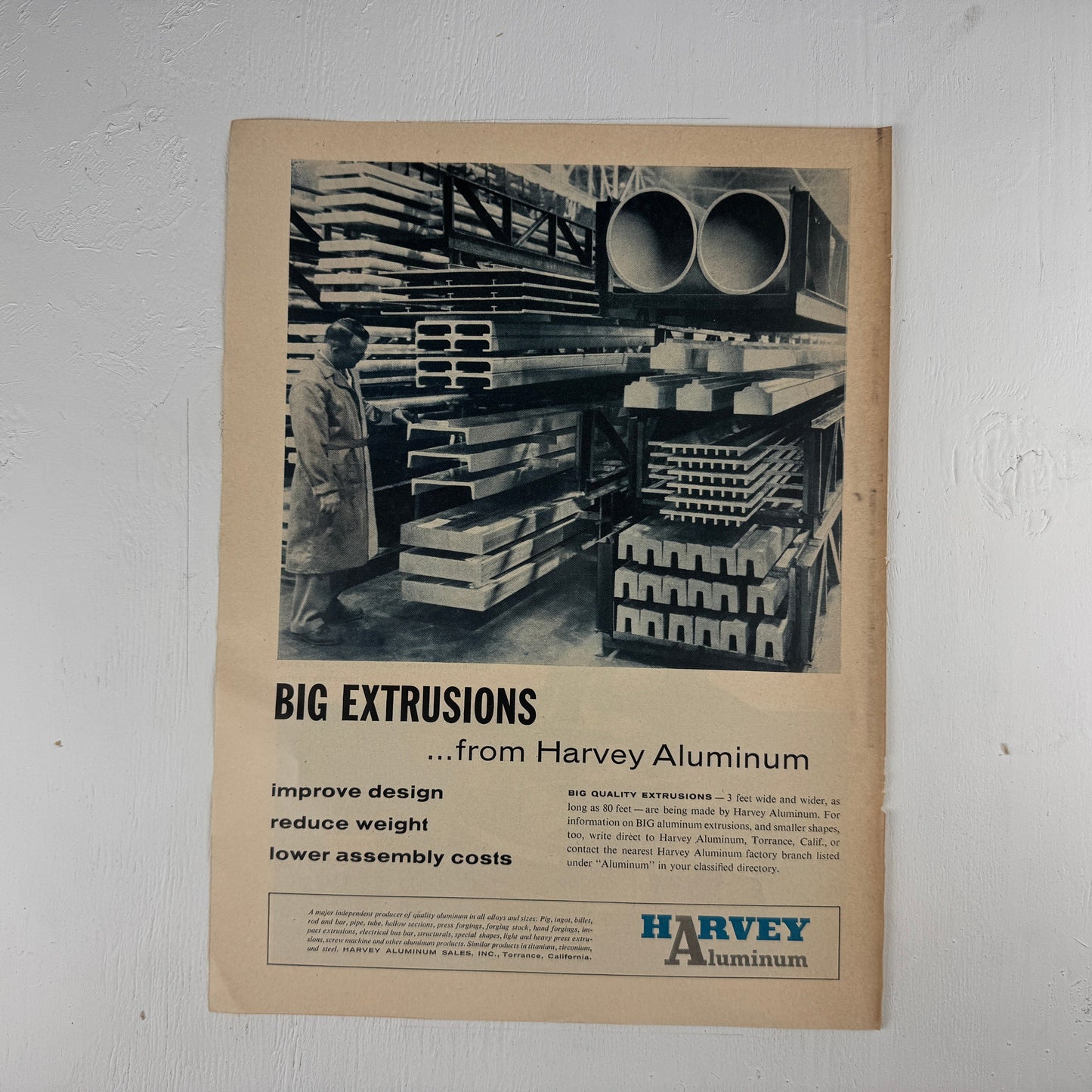 Big Extrusions from Harvery Aluminum