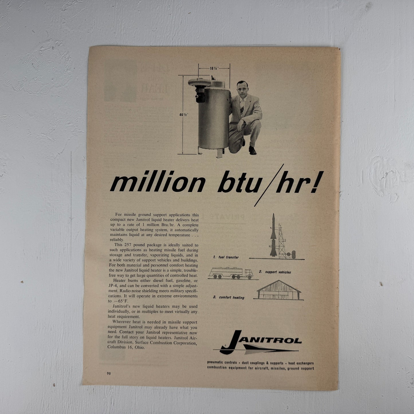 Janitrol Liquid Heater