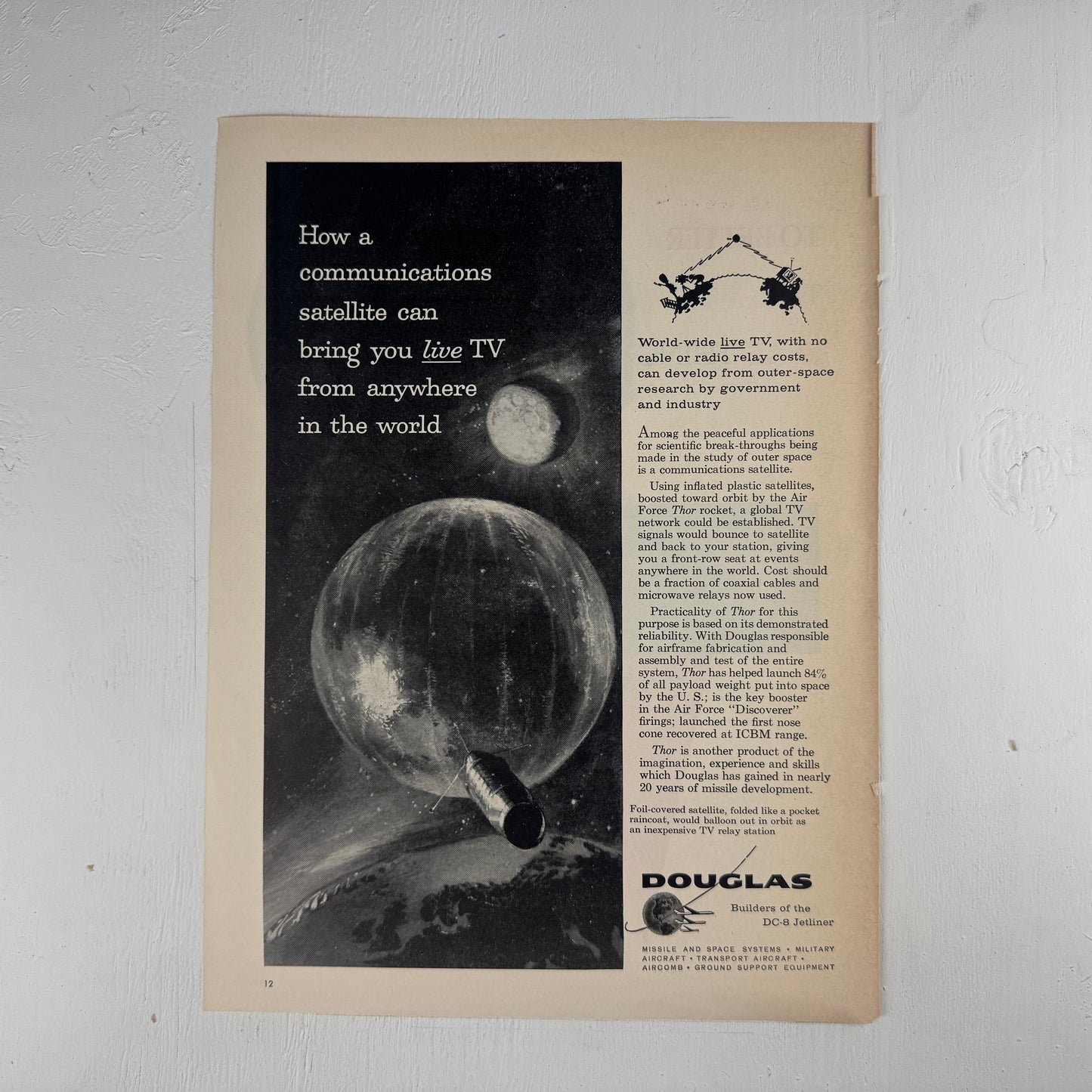 1959 Douglas Communications Satellite