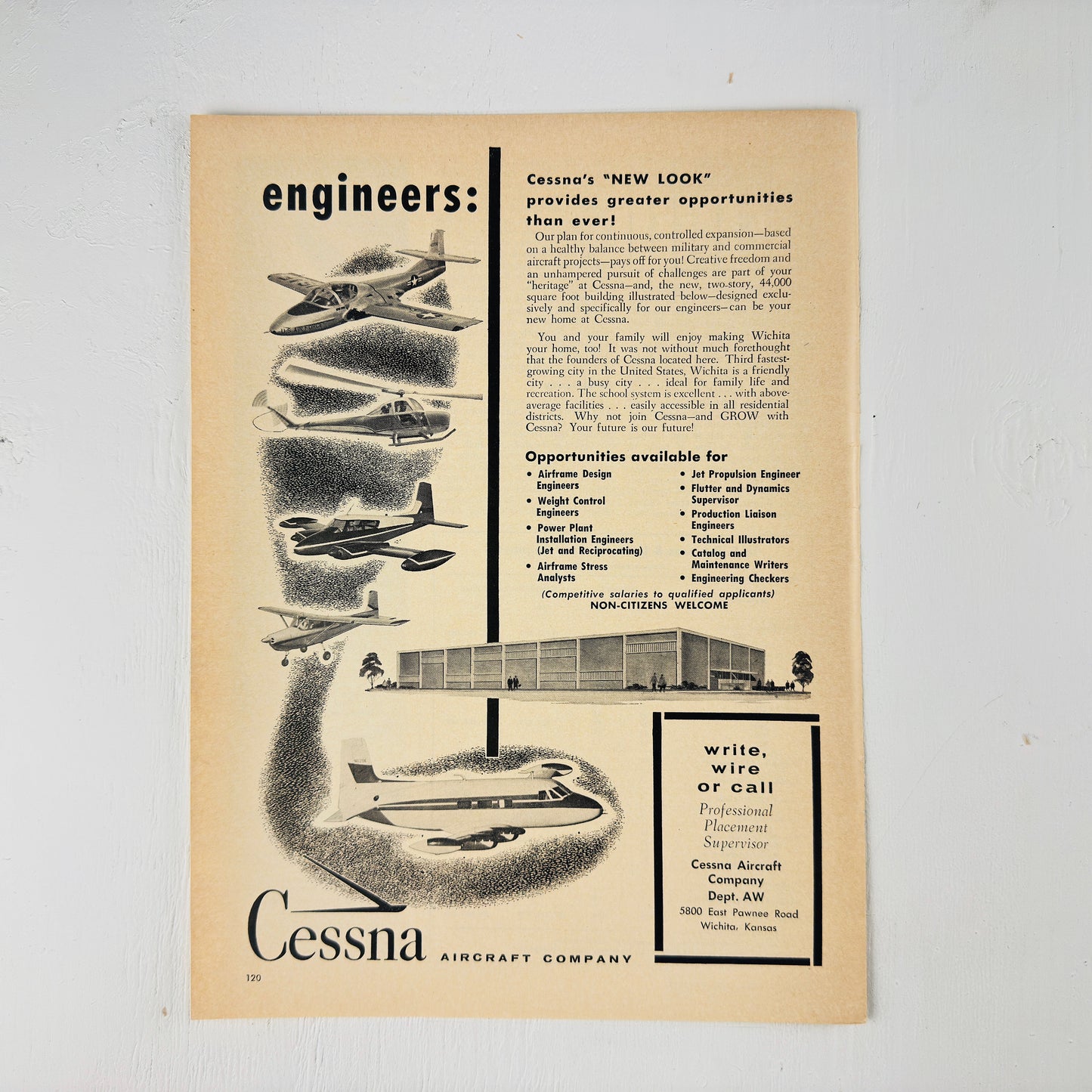 Cessna Engineers Recruiting AD