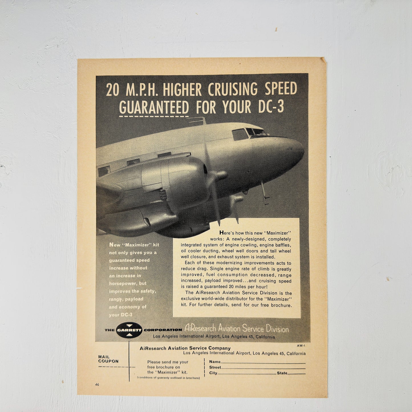 Garrett DC-3 "Maximizer" Kit