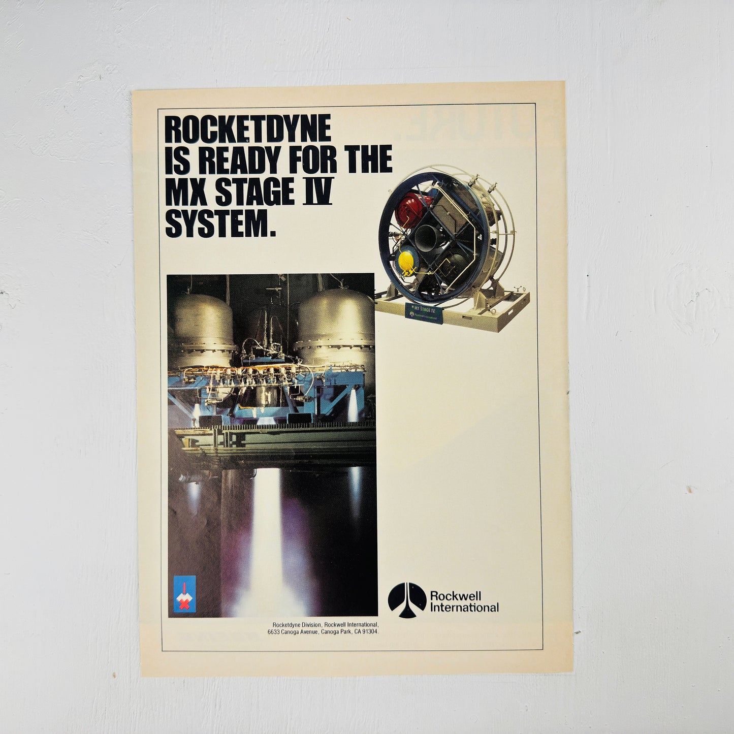 Rocketdyne MX ICBM Upper Stage