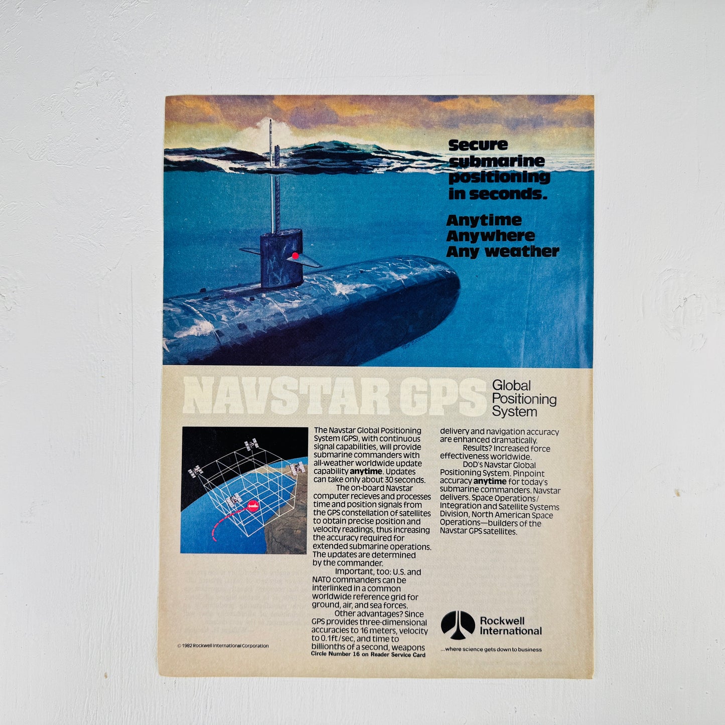 Rockwell Submarine Positioning