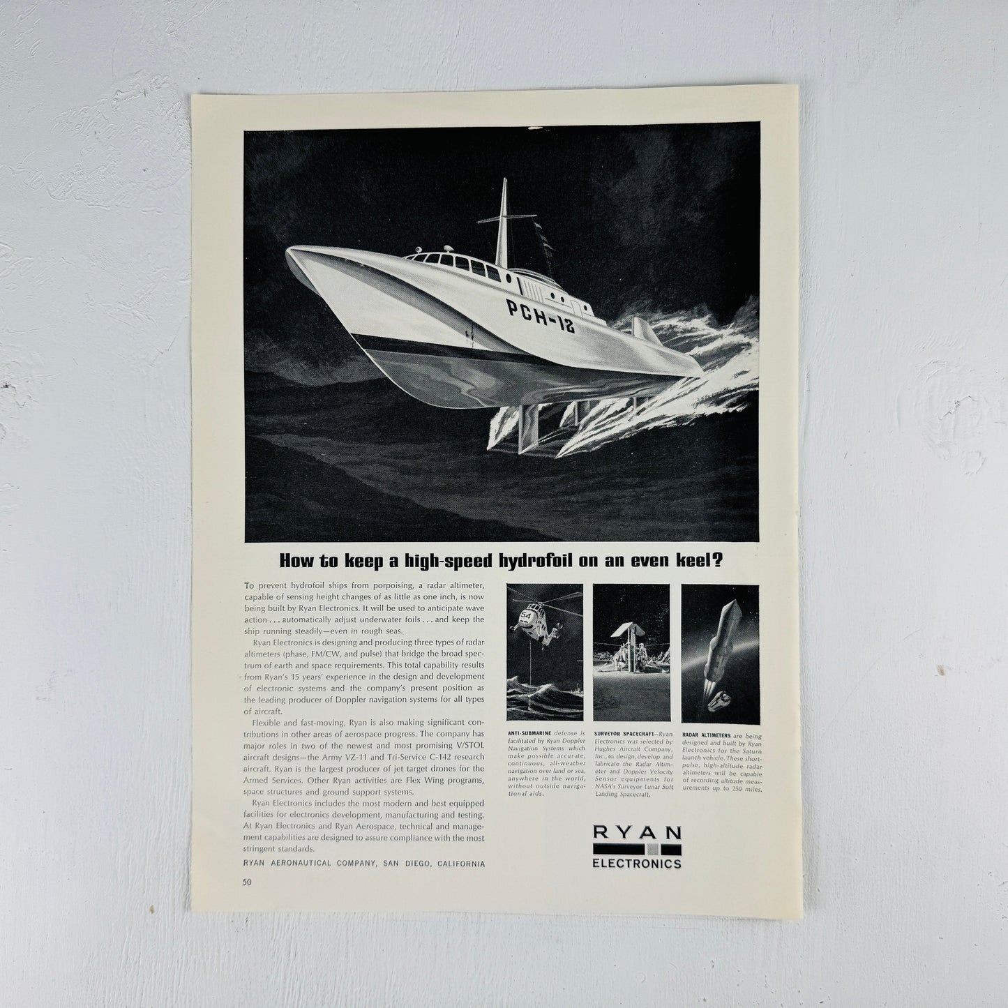 Ryan Electronics Hydrofoil