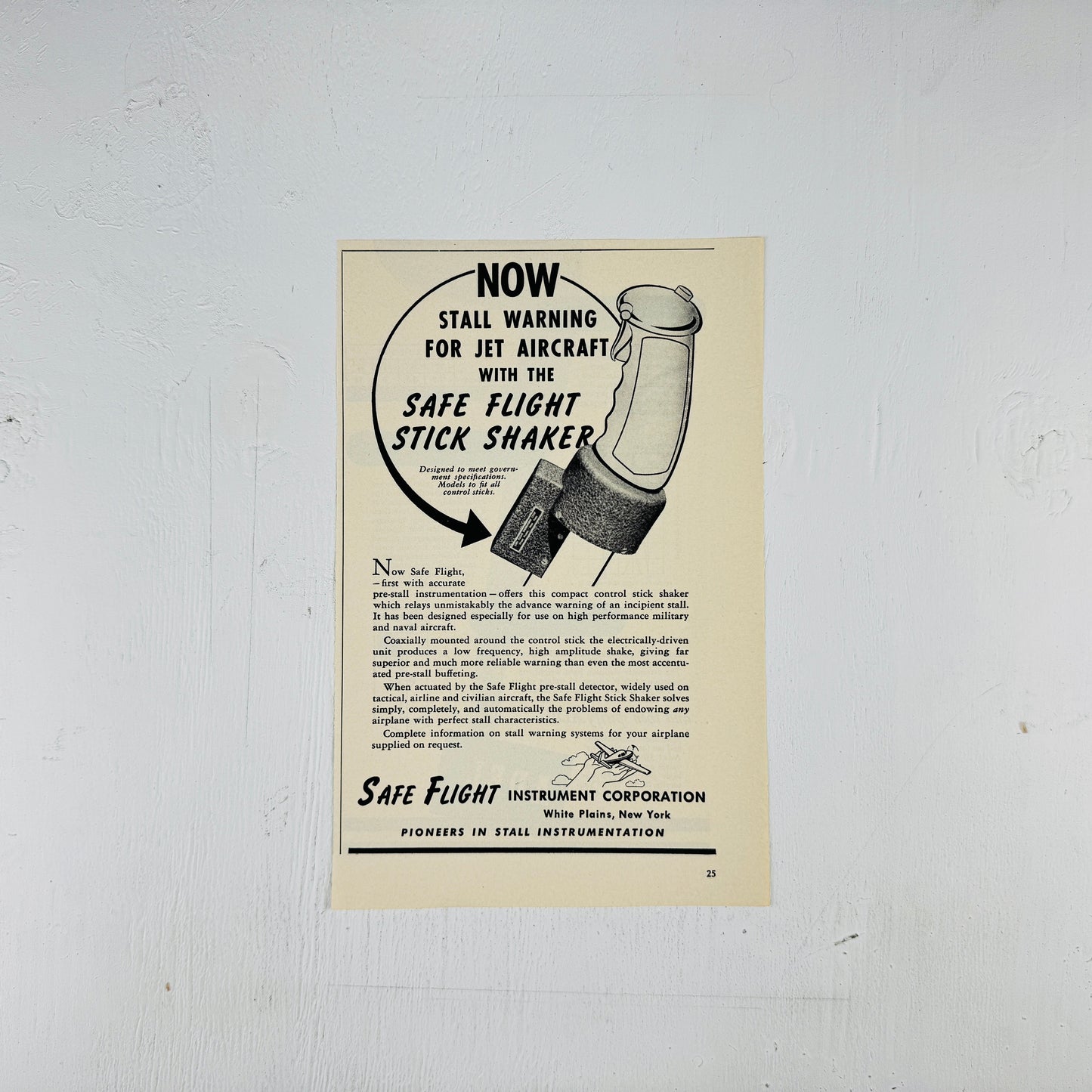 Safe Flight Stick Shaker