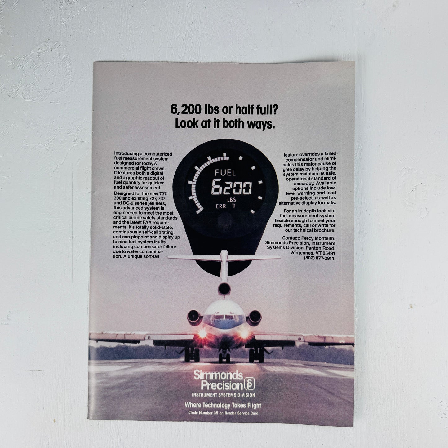 Simmonds Precision Fuel Monitor