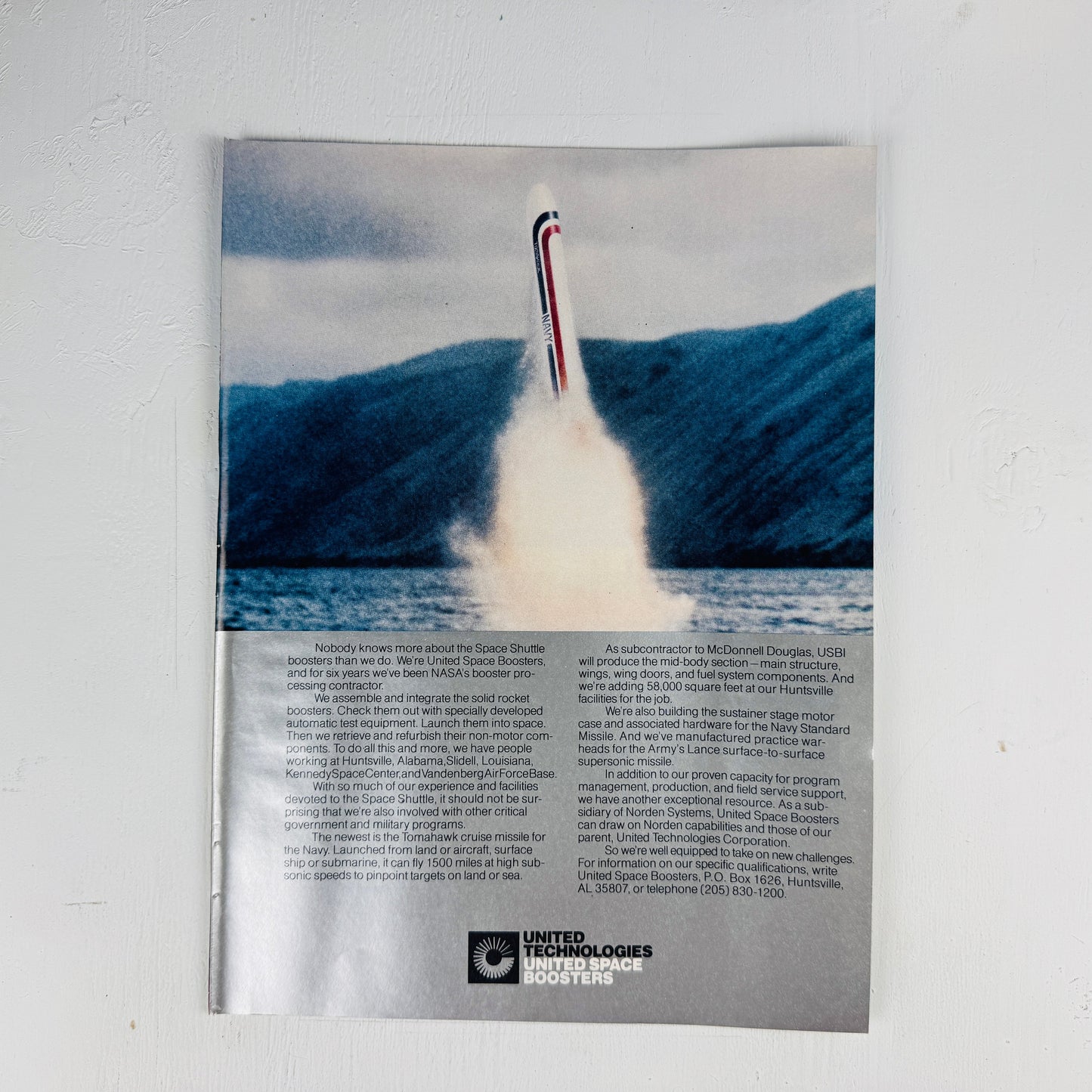 UTC Boosters Tomahawk