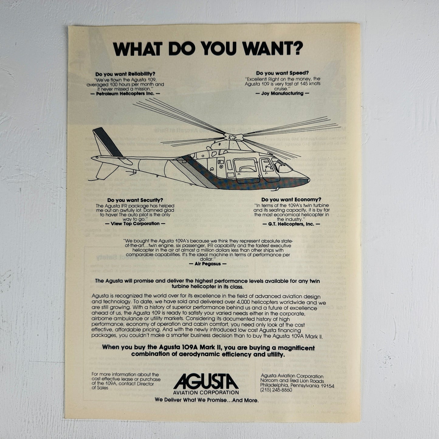 Augusta: What do you want?