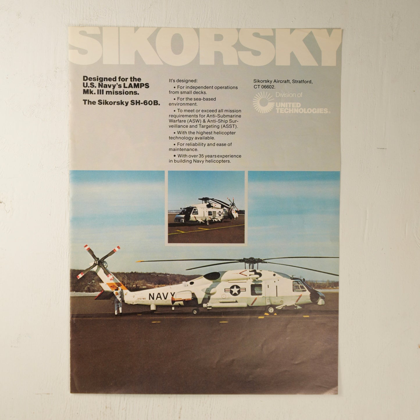 SH-60B Seahawk 70's Ad