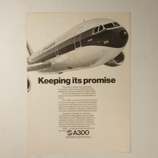 Airbus A300 Keeping its promise
