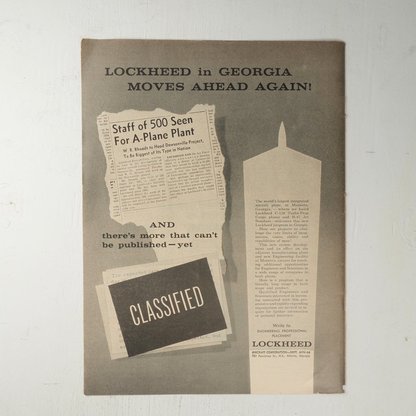 Lockheed "A-Plane" in Georgia