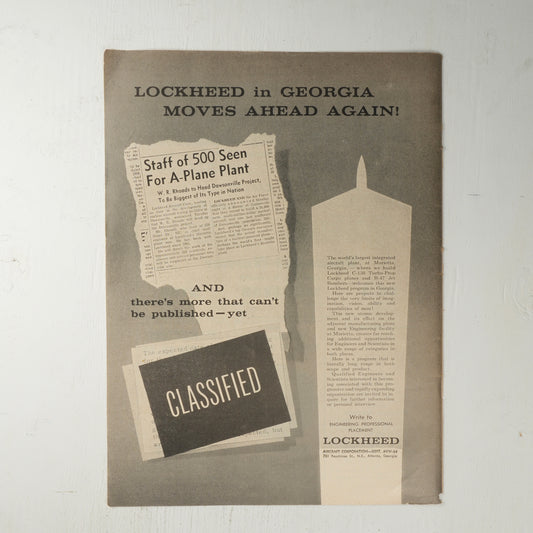 Lockheed "A-Plane" in Georgia