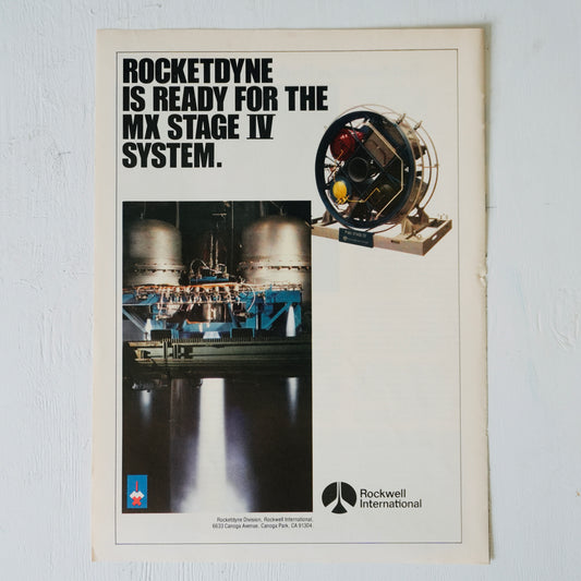 Rocketdyne MX Stage IV Ad