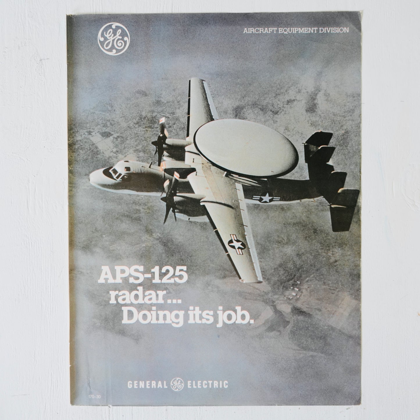 GE APS-125 Radar E-2C Hawkeye Ad