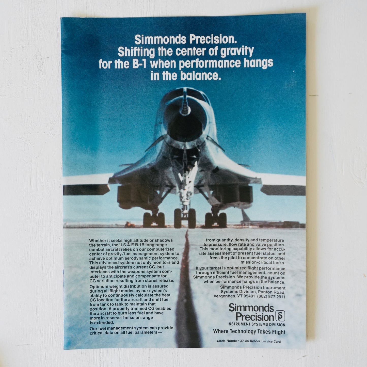 B-1 Simmonds Precision