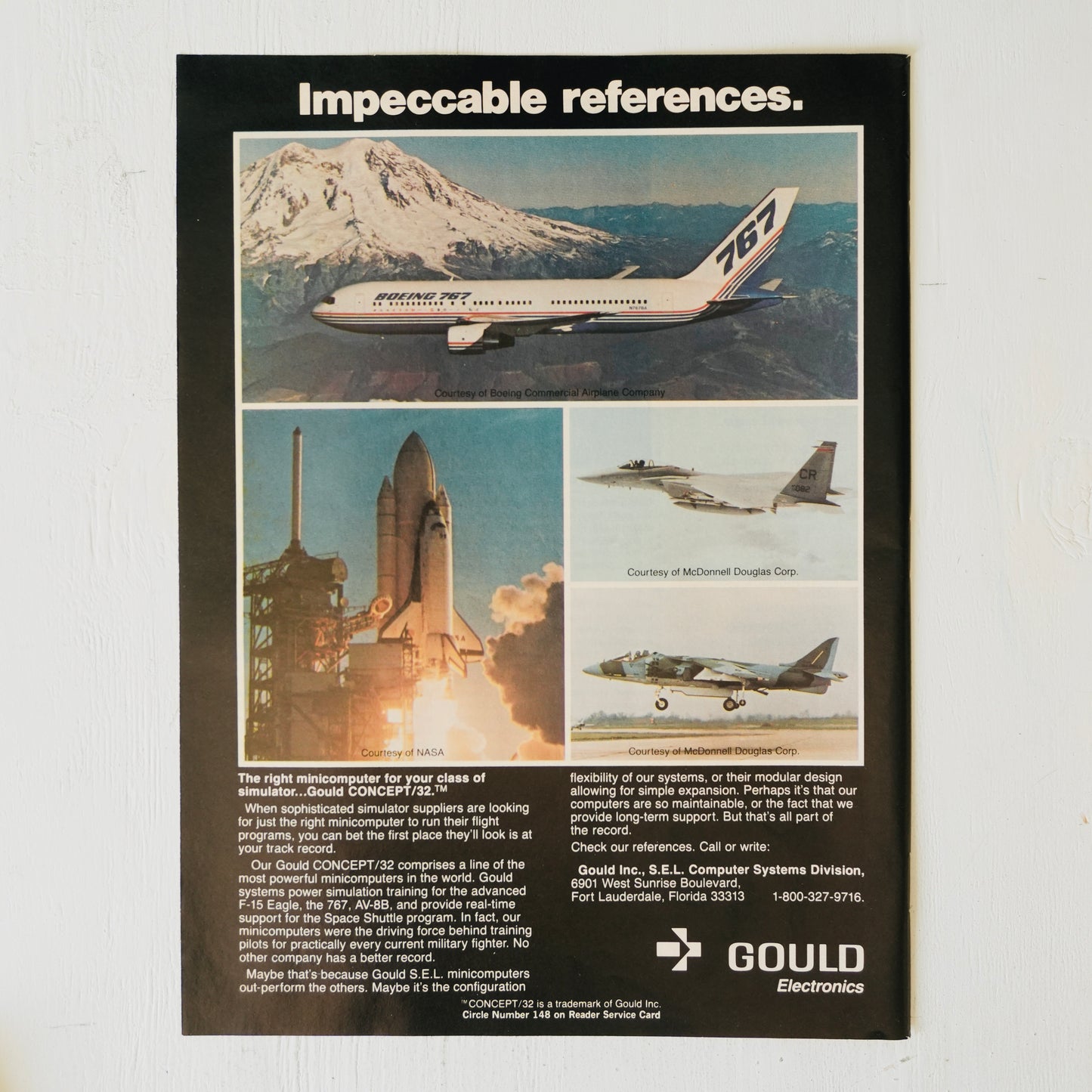 Gould Impeccable Referenced: Shuttle and Planes