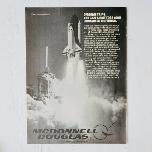 McDonnell Douglas Space Shuttle Ad