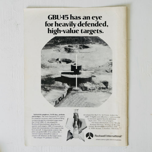 Rockwell Guided Bomb Ad