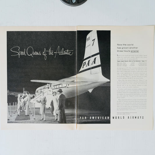 Pan American Speed Queens of the Atlantic 2-Page Ad