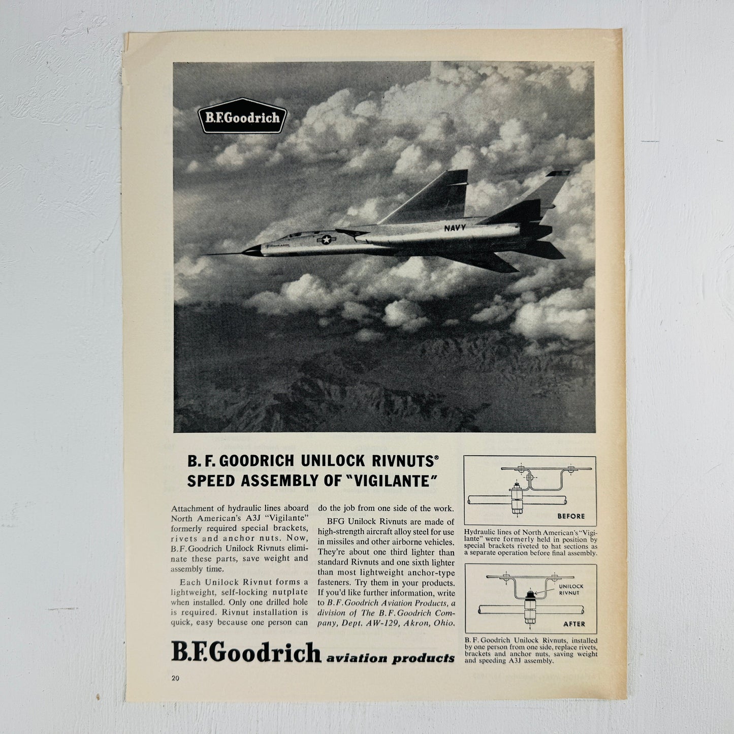 A3J Vigilante BF Goodrich Rivnuts