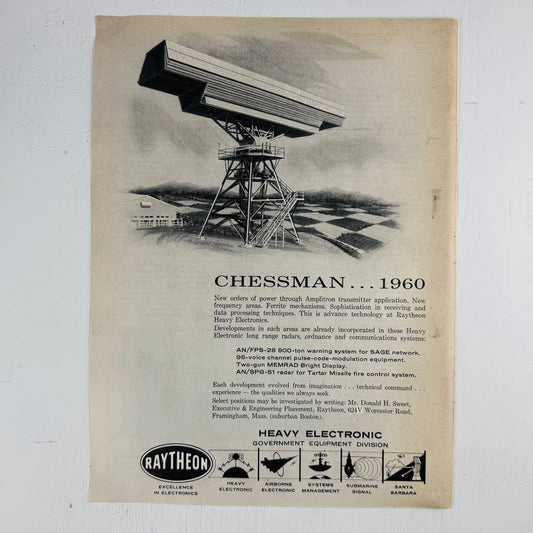 Raytheon Chessman Radar