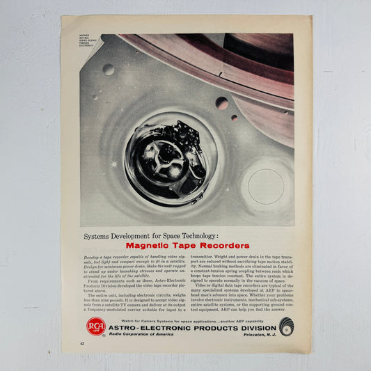 RCA Magnetic Tape Recorders