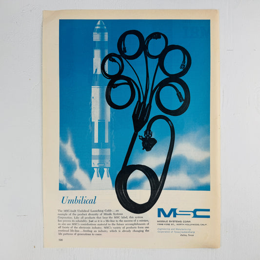 Missile Umbilical 1959 Ad