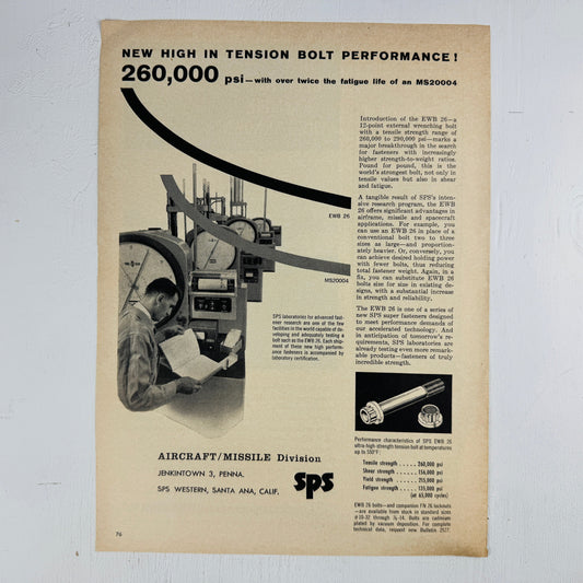 SPS Fasteners 1959