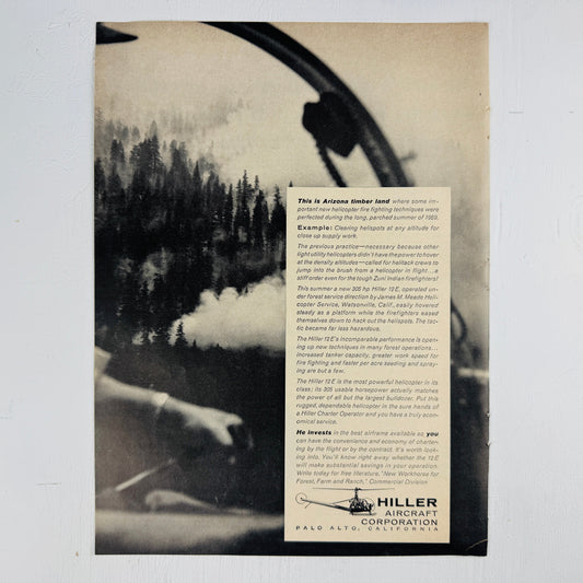 Hiller Helicopter Timber 1959