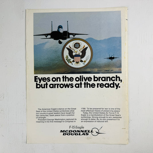 F-15 Eyes on the olive branch
