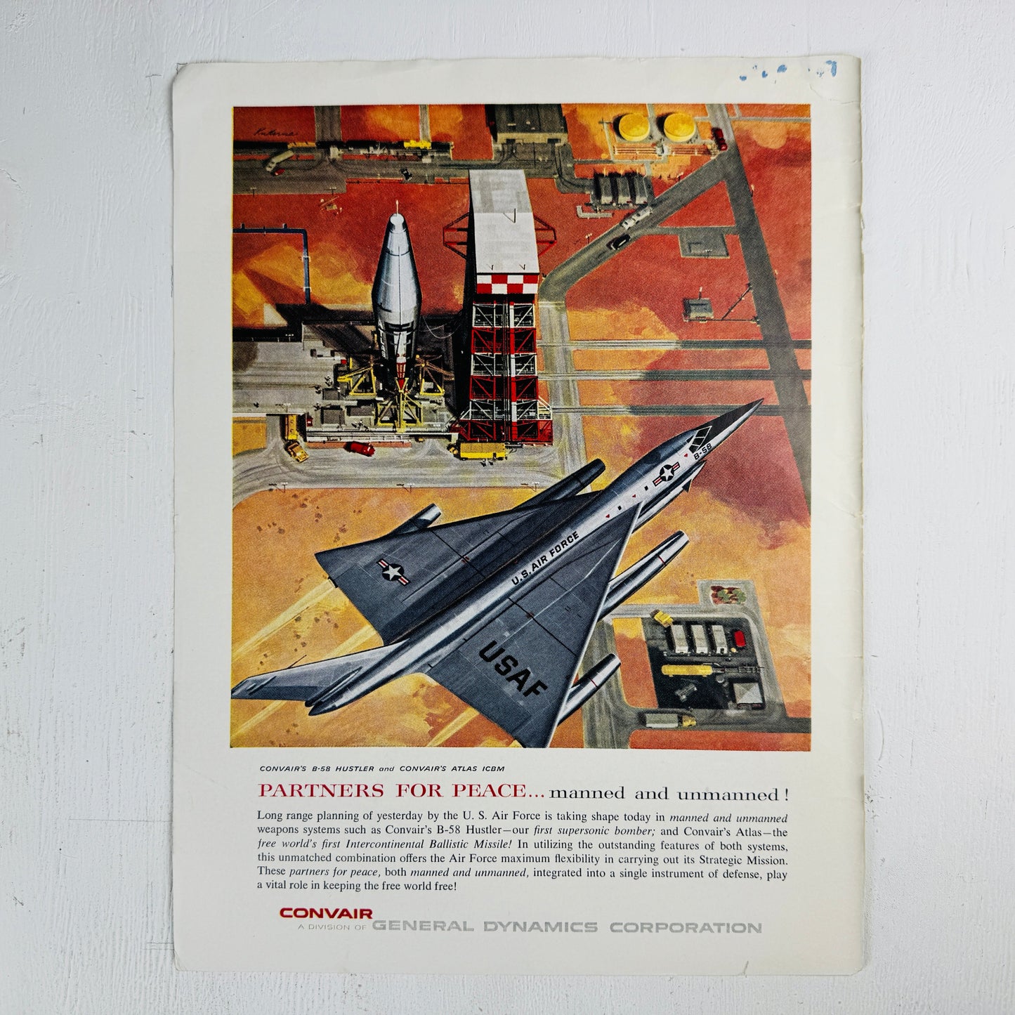 Convair Partners for Peace: B-58 & Atlas