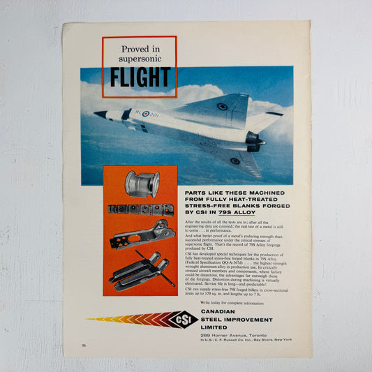 Canadian Steel Avro Arrow